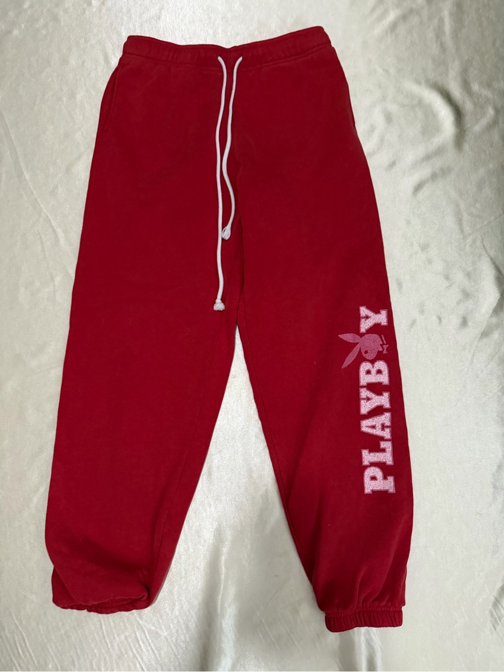 Playboy By Pacsun Red Sweatpants Joggers Women’s Size S